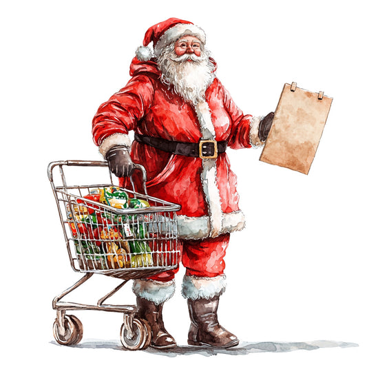 Santas Day Off Fabric Panel 19