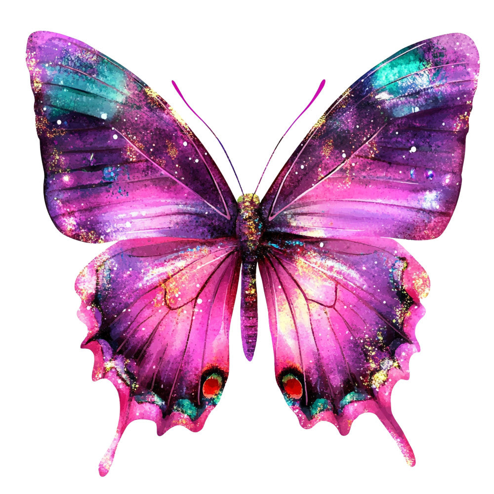 Vibrant Butterflies Fabric Panel 4