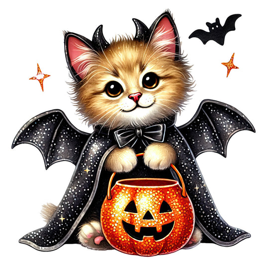 Halloween Wonder Animals Fabric Panel 129