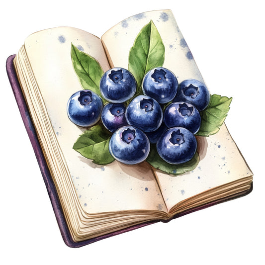 Blueberry Gardens Fabric Panel 39