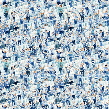 Gridiron Game Day Pattern 5 Minky Fabric