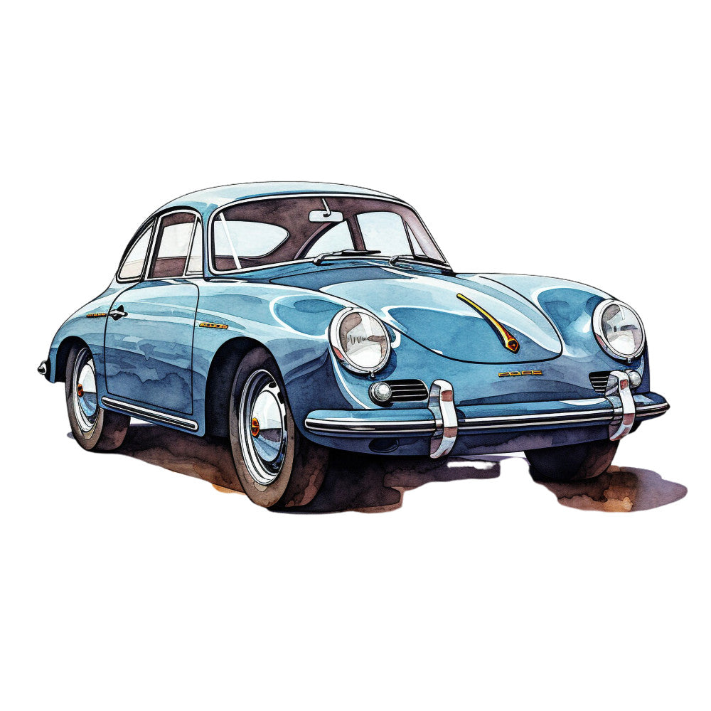 Vintage Cars Fabric Panel 30