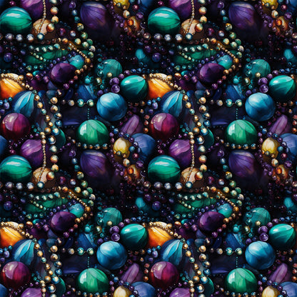 French Quarter Mardi Gras Pattern 6 Quilting Cotton Fabric