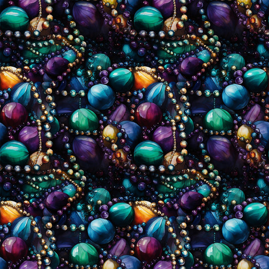 French Quarter Mardi Gras Pattern 6 Quilting Cotton Fabric