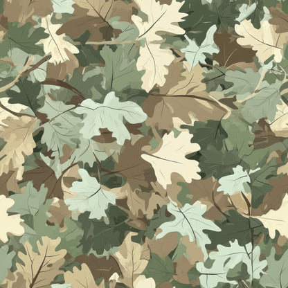 Realistic Hunting Camo Pattern 6 Quilting Cotton Fabric