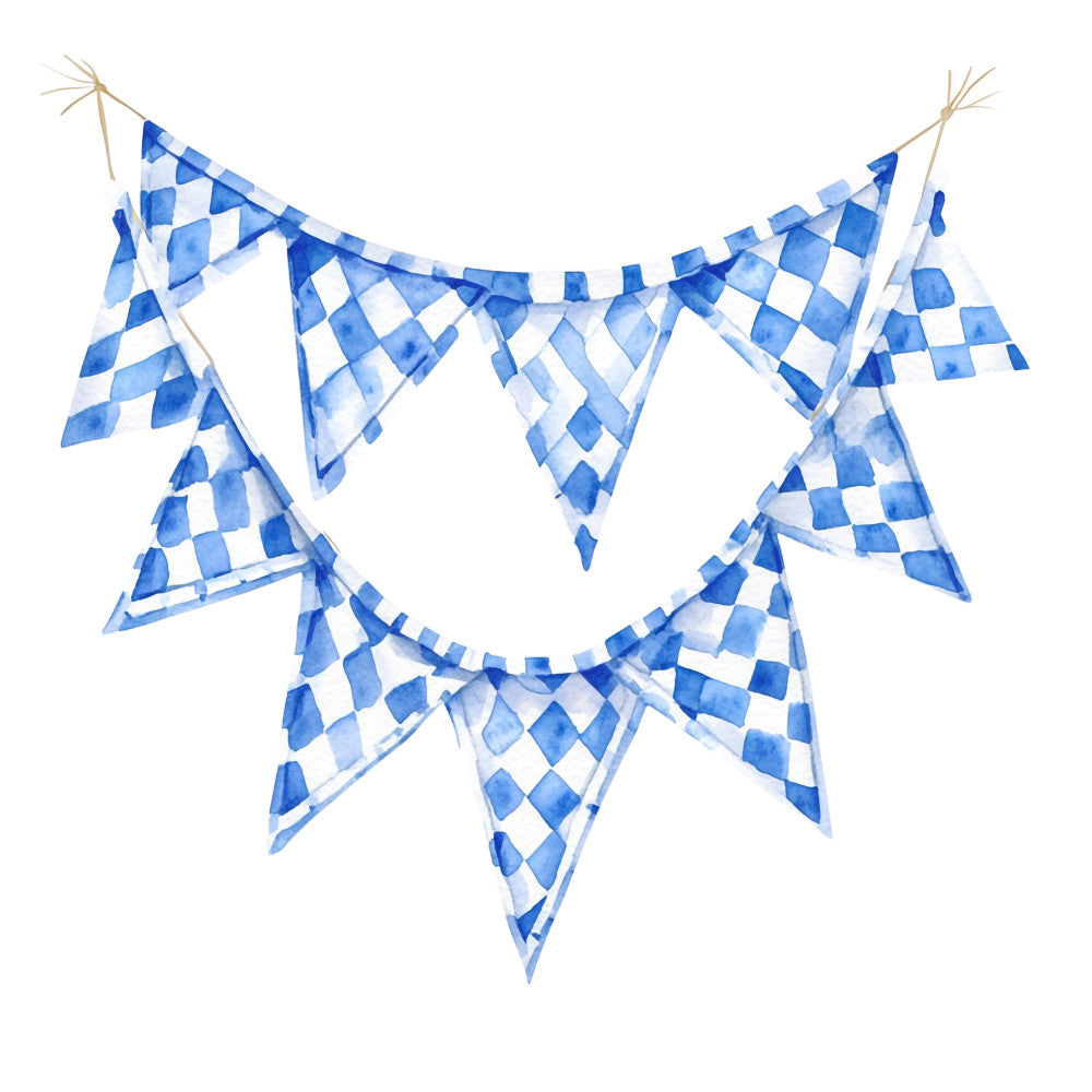 Watercolor Oktoberfest Fabric Panel 27