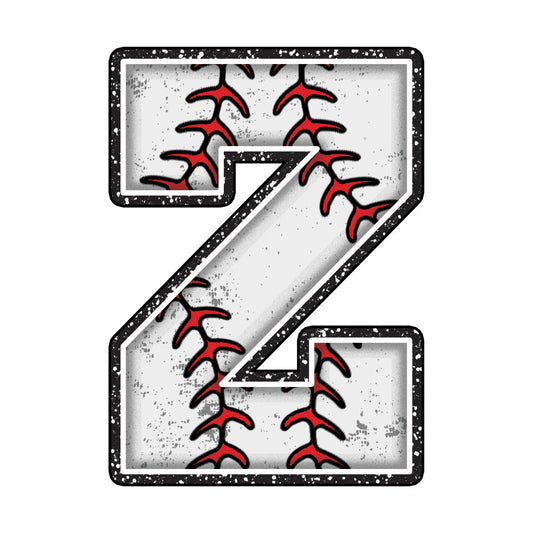 Baseball Alphabet Fabric Panel 35