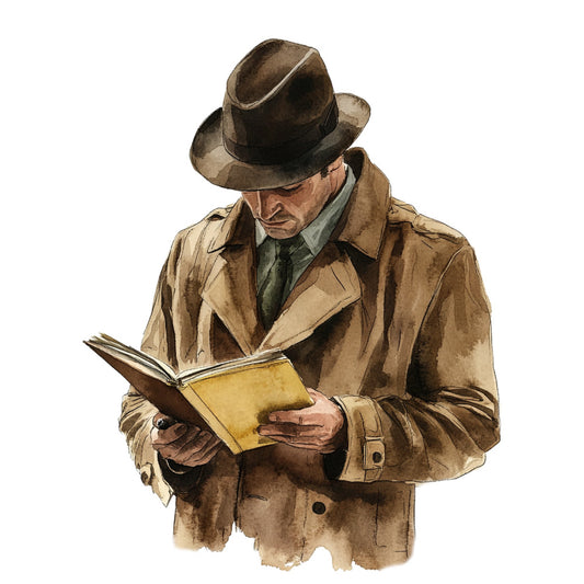 Murder Mystery Fabric Panel 28