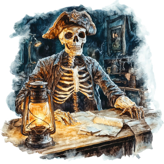 Haunted Ocean Fabric Panel 7