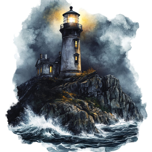 Haunted Ocean Fabric Panel 30