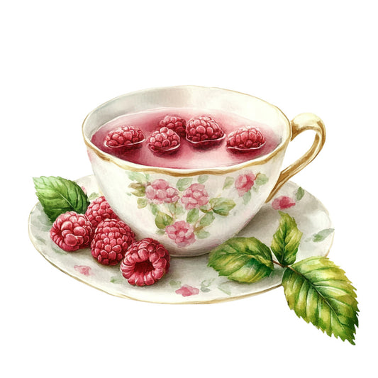 Raspberry Gardens Fabric Panel 13