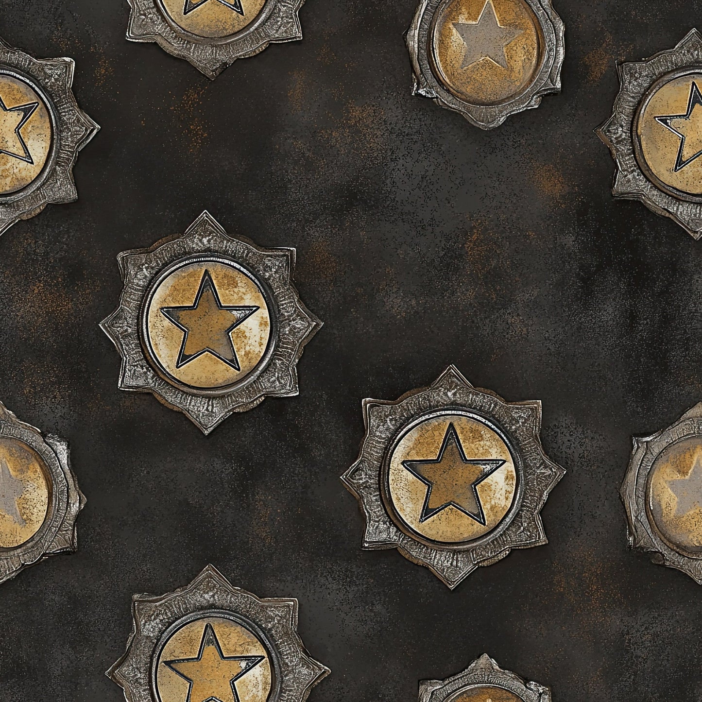 The Western Life Pattern 41 Quilting Cotton Fabric
