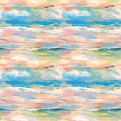 Monet Inspired Art Pattern 11 Quilting Cotton Fabric