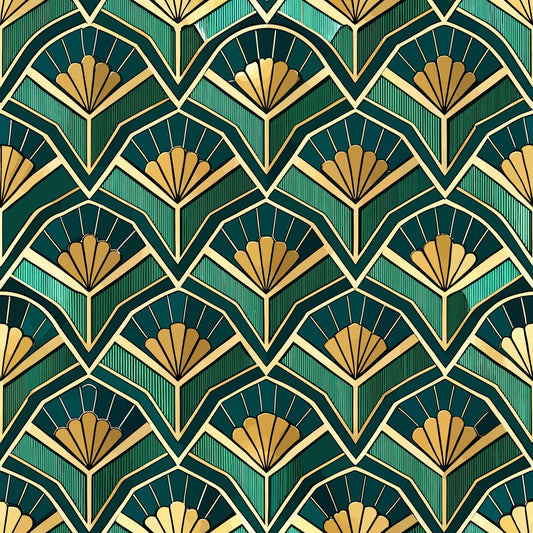 Art Deco Pattern 44 Quilting Cotton Fabric