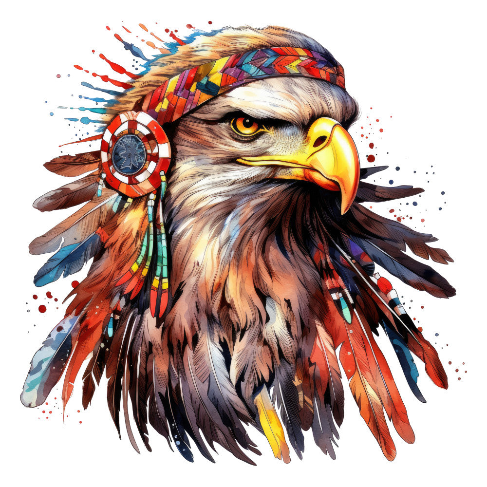 Life Of Native American Fabric Panel 3