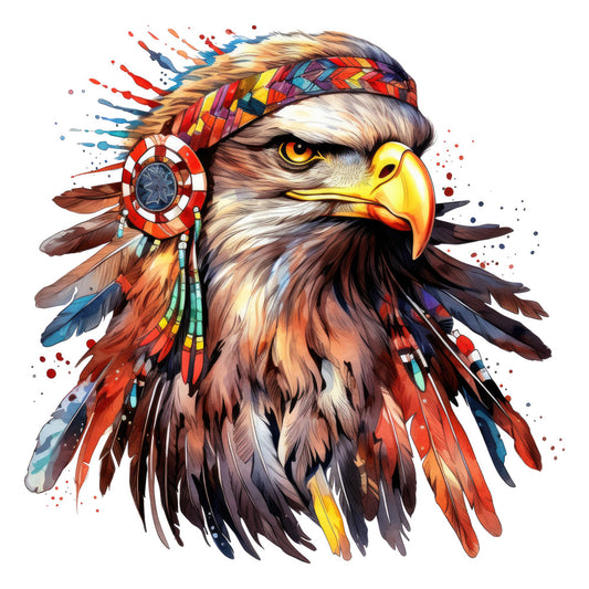 Life Of Native American Fabric Panel 3