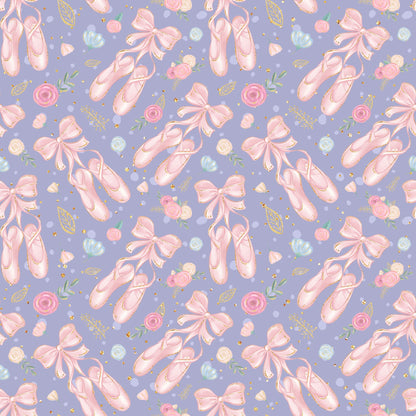 Sweet Ballerina Pattern 7 Quilting Cotton Fabric