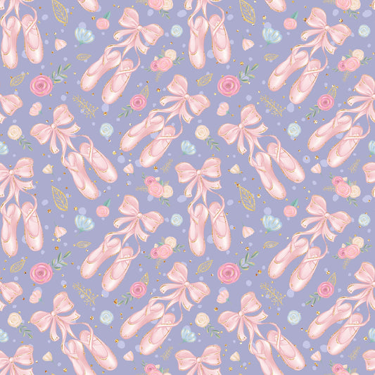 Sweet Ballerina Pattern 7 Quilting Cotton Fabric