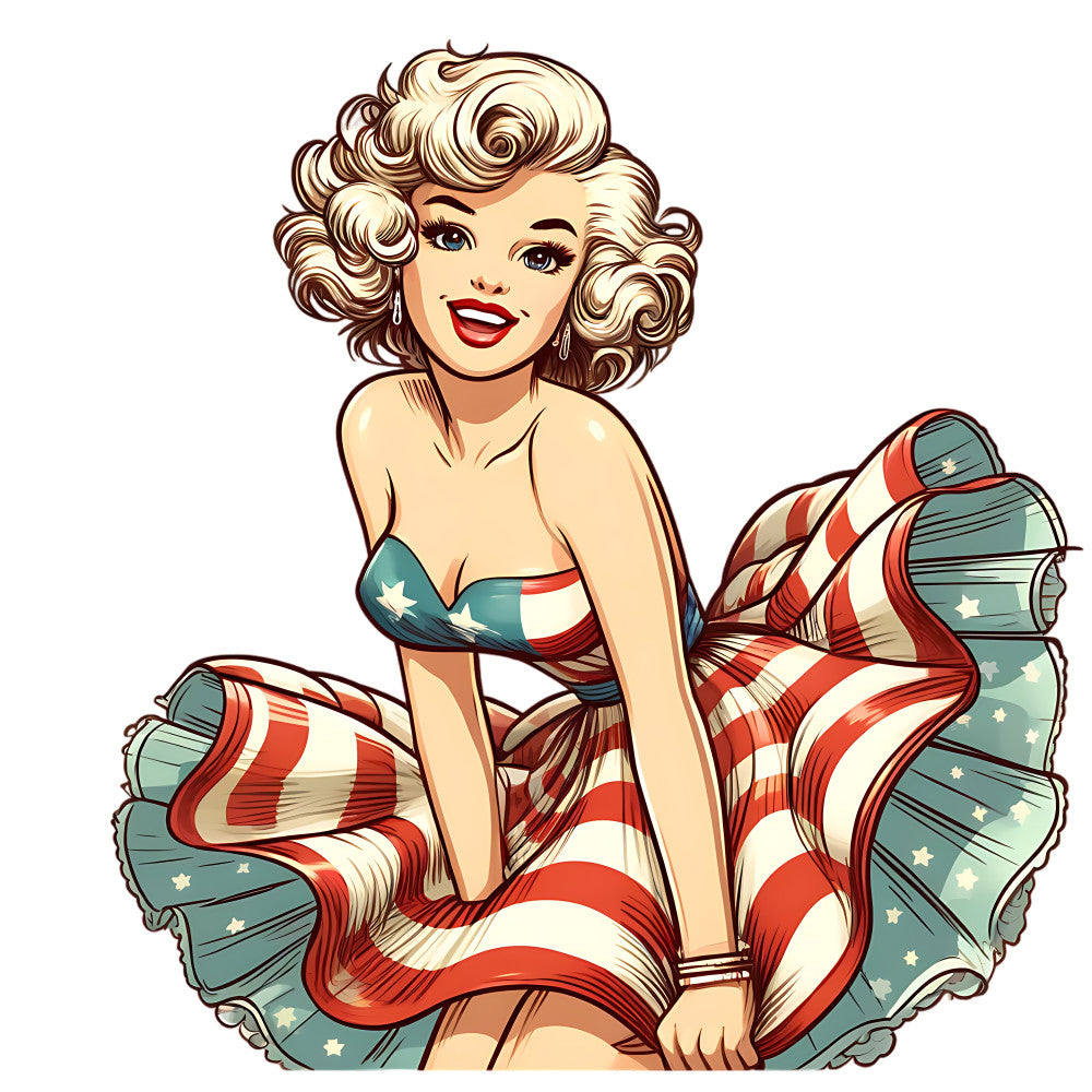 Vintage American Girl Fabric Panel 13