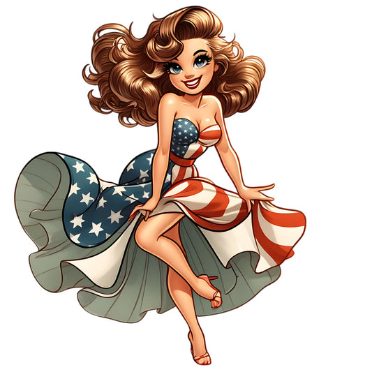 Vintage American Girl Fabric Panel 20