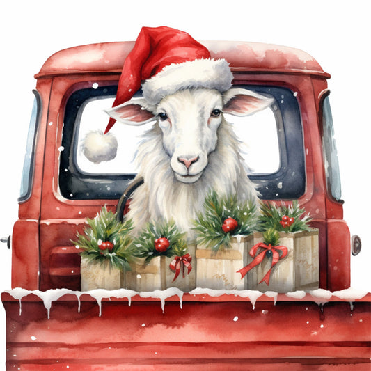 A Country Christmas Fabric Panel 48