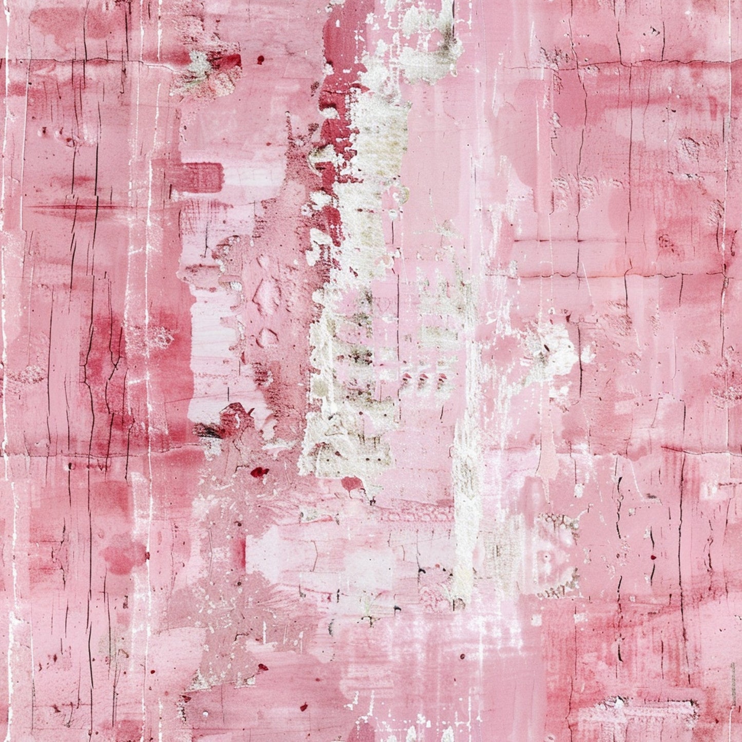 Pink Blush Grunge Pattern 12 Quilting Cotton Fabric