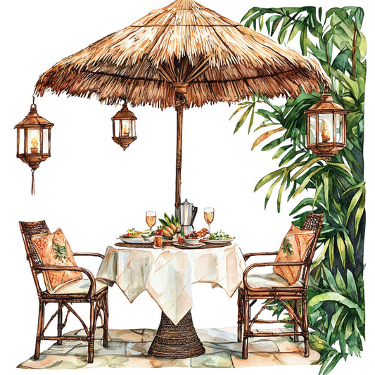 Thailand Resort Fabric Panel 16