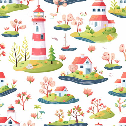 Blossom Beacon Isles Pattern 11 Minky Fabric
