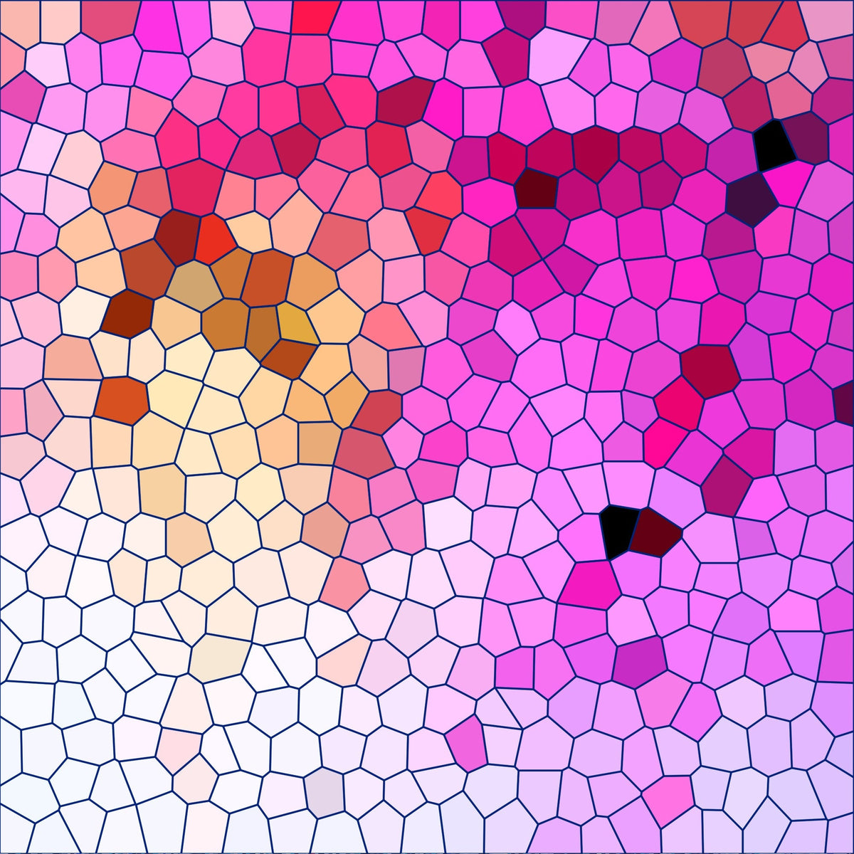 Stained Glass Dreams Pattern 10 Minky Fabric