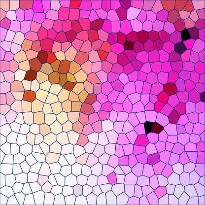 Stained Glass Dreams Pattern 10 Minky Fabric