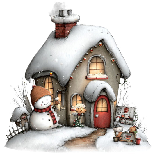 1st Whimsical Christmas Fabric Panel 115