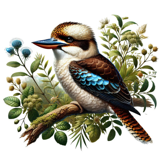 Australian Birds Fabric Panel 4