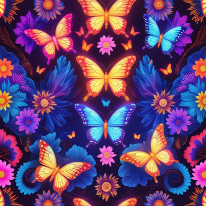 Luminous Wings Pattern 9 Minky Fabric