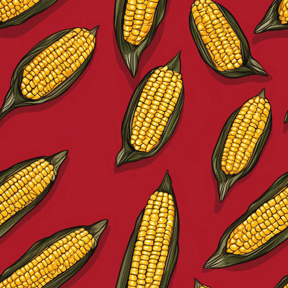 Golden Maize Pattern 17 Minky Fabric