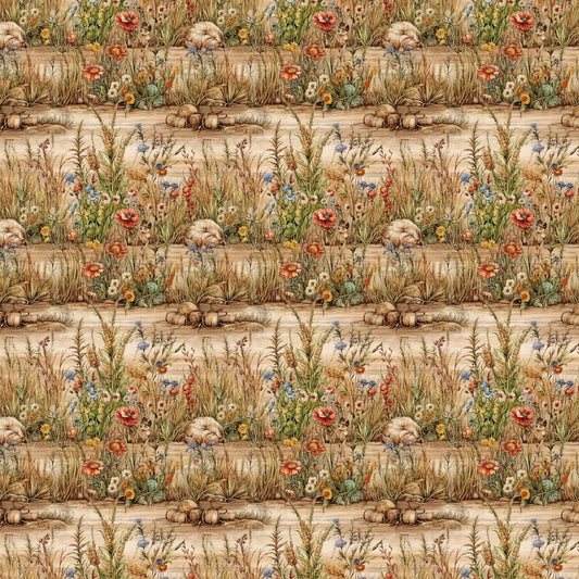 English Garden Pattern 1 Quilting Cotton Fabric
