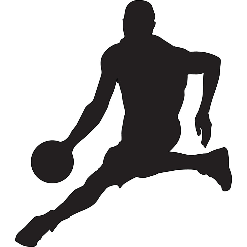 basketball, sports, silhouette, athlete, black, monochrome, modern, athletic, dunk, action, dynamic, men's sports, urban, contemporary, graphic, bold, high contrast, game day, court, jumping, basketball player, active wear, sporty style, shadow, minimalist, masculine, recreation, exercise, fitness theme