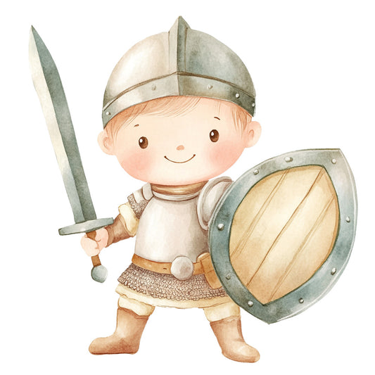 Cute Knight Fabric Panel 11