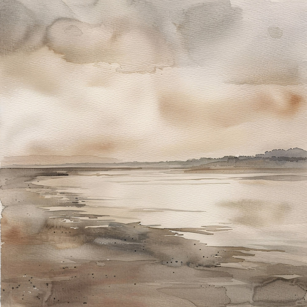 Normandy Travel Art Fabric Panel 18