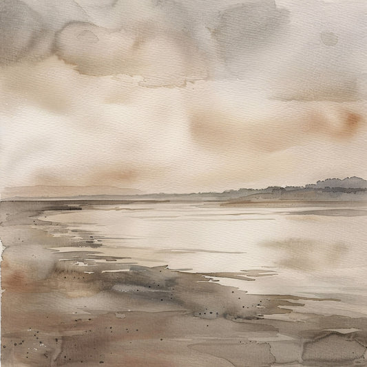 Normandy Travel Art Fabric Panel 18