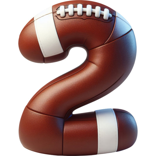 Football Alphabet Fabric Panel 7