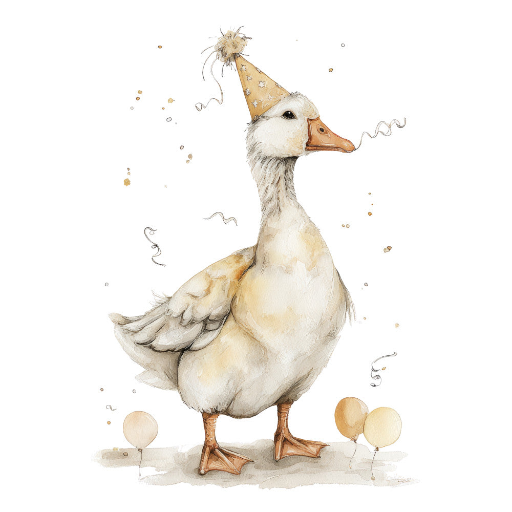 Vintage Silly Goose Fabric Panel 37