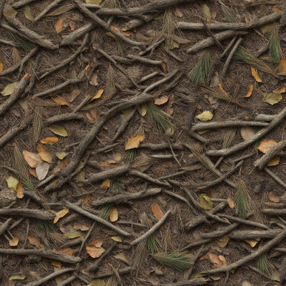 Timber Tangle Pattern 3 Minky Fabric