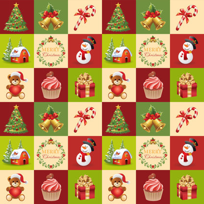 Christmas Love Pattern 5 Quilting Cotton Fabric