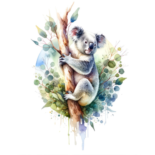 Australian Flora Fauna Fabric Panel 21