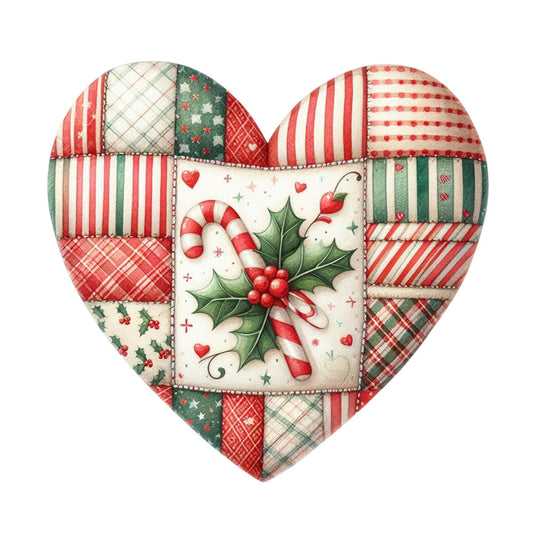 Christmas Patchwork Fabric Panel 15