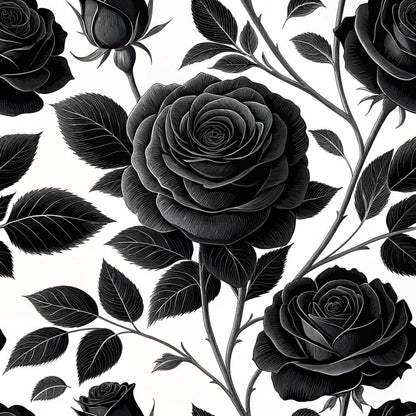 Velvet Rose Reverie Pattern 10 Minky Fabric