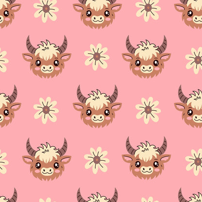 Moo Meadow Pattern 7 Minky Fabric