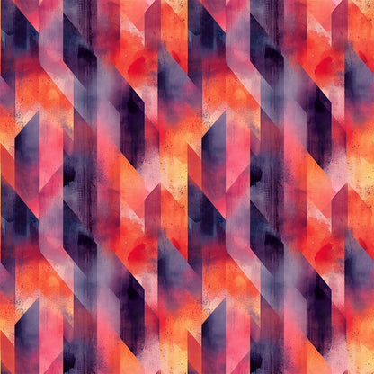 Mid Century Mod Geometric Pattern 9 Quilting Cotton Fabric