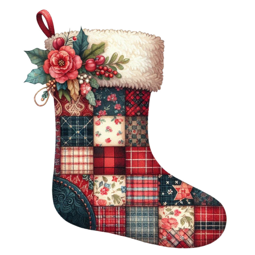 Patchwork Christmas Fabric Panel 4