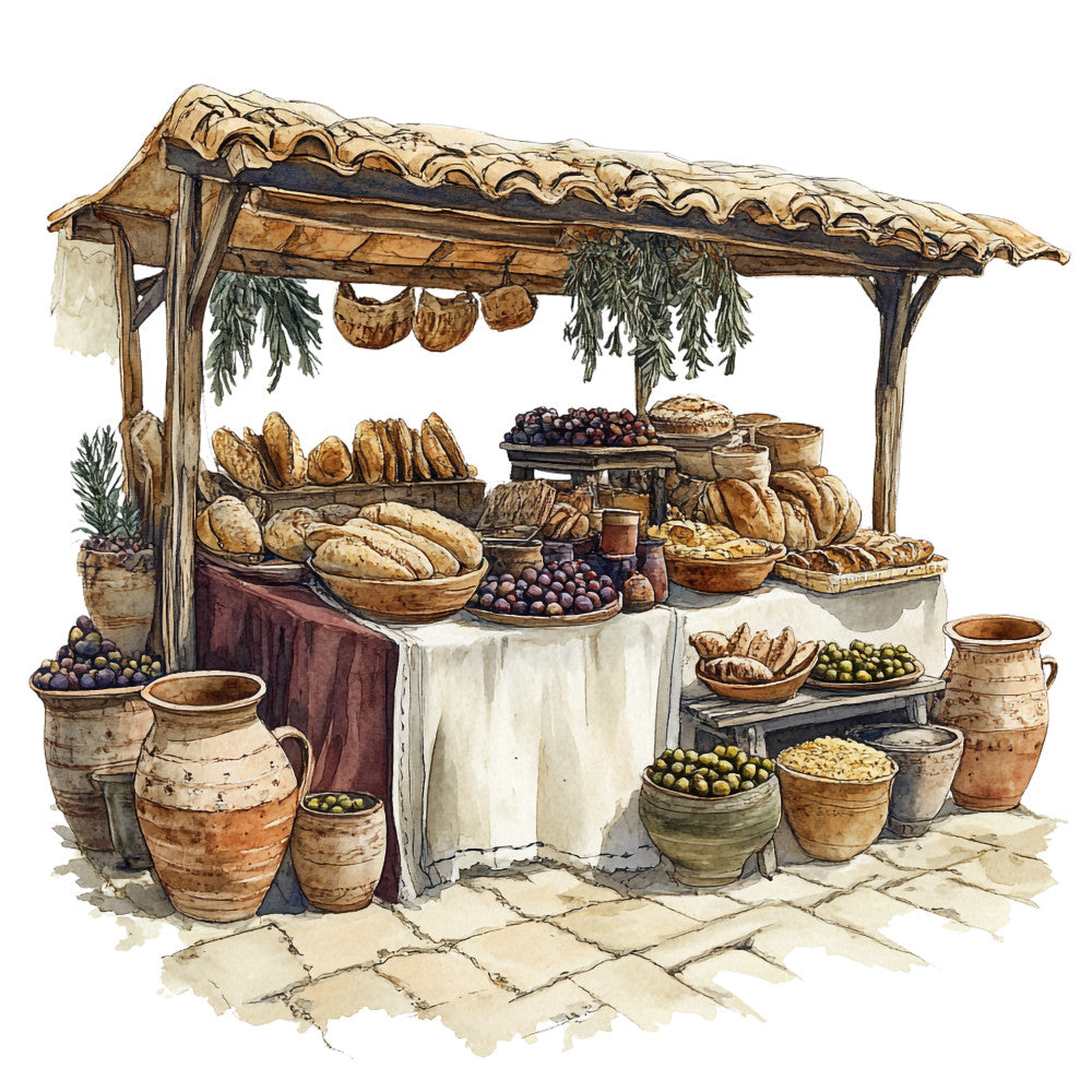 Roman Empire Fabric Panel 3